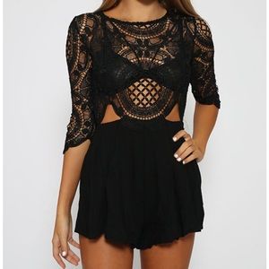 Black Romper by Peppermayo